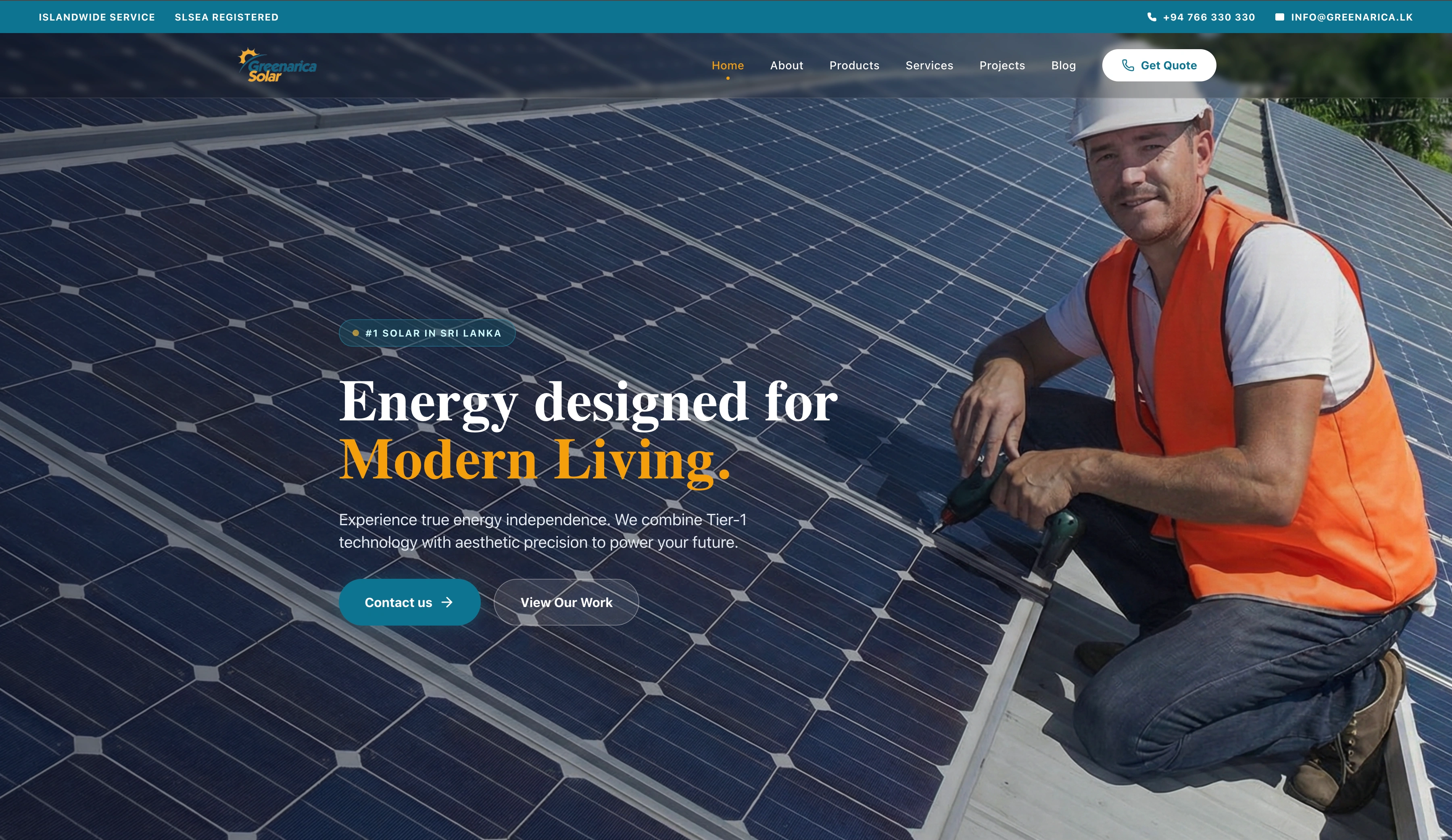 Solar Energy Solutions Website
